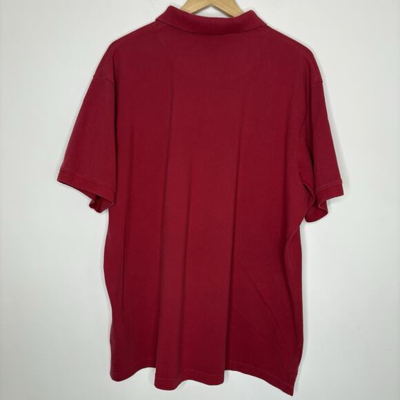 Disney Parks Polo Shirt Men's XXL 2XL Red Embroidered Mickey Mouse Short Sleeve - Picture 5 of 9